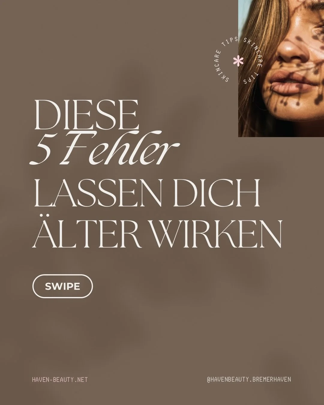 Diese 5 Pflegefehler lassen dich &auml;lter wirken und du machst sie wahrscheinlich jeden Tag 😭

Wusstest du, dass die meisten Menschen ihre Haut unbewusst schneller altern lassen? Kleine Gewohnheiten haben gro&szlig;e Auswirkungen &ndash; aber gena