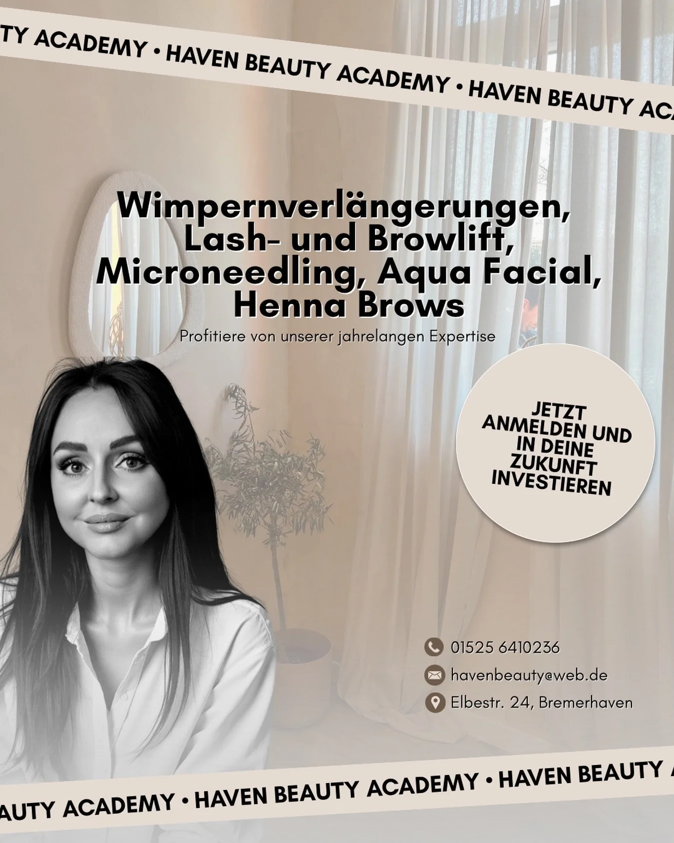 Da die Nachfrage so hoch ist, bieten wir ab sofort bieten regelm&auml;&szlig;ig Schulungen bei Haven Beauty an! ✨

Du m&ouml;chtest professionell in die Beautybranche einsteigen oder dein Wissen erweitern?

Bei uns kannst du dich in den folgenden Ber