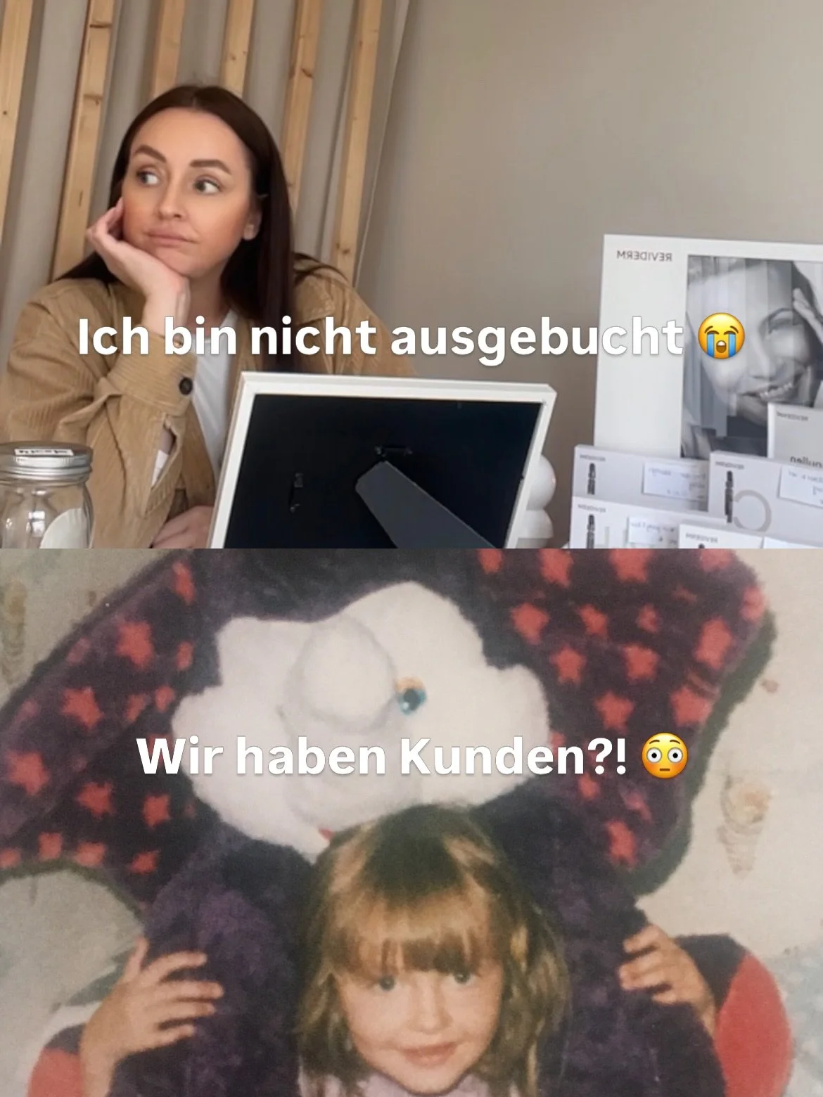 Manchmal denke ich, ich bin noch nicht weit genug&hellip; 

Und dann schaue ich zur&uuml;ck und sehe die kleine Nicole, die einfach nur davon getr&auml;umt hat,  irgendwann mal ein eigenes Kosmetikstudio zu haben. 

Heute habe ich Kundinnen. (Manche 