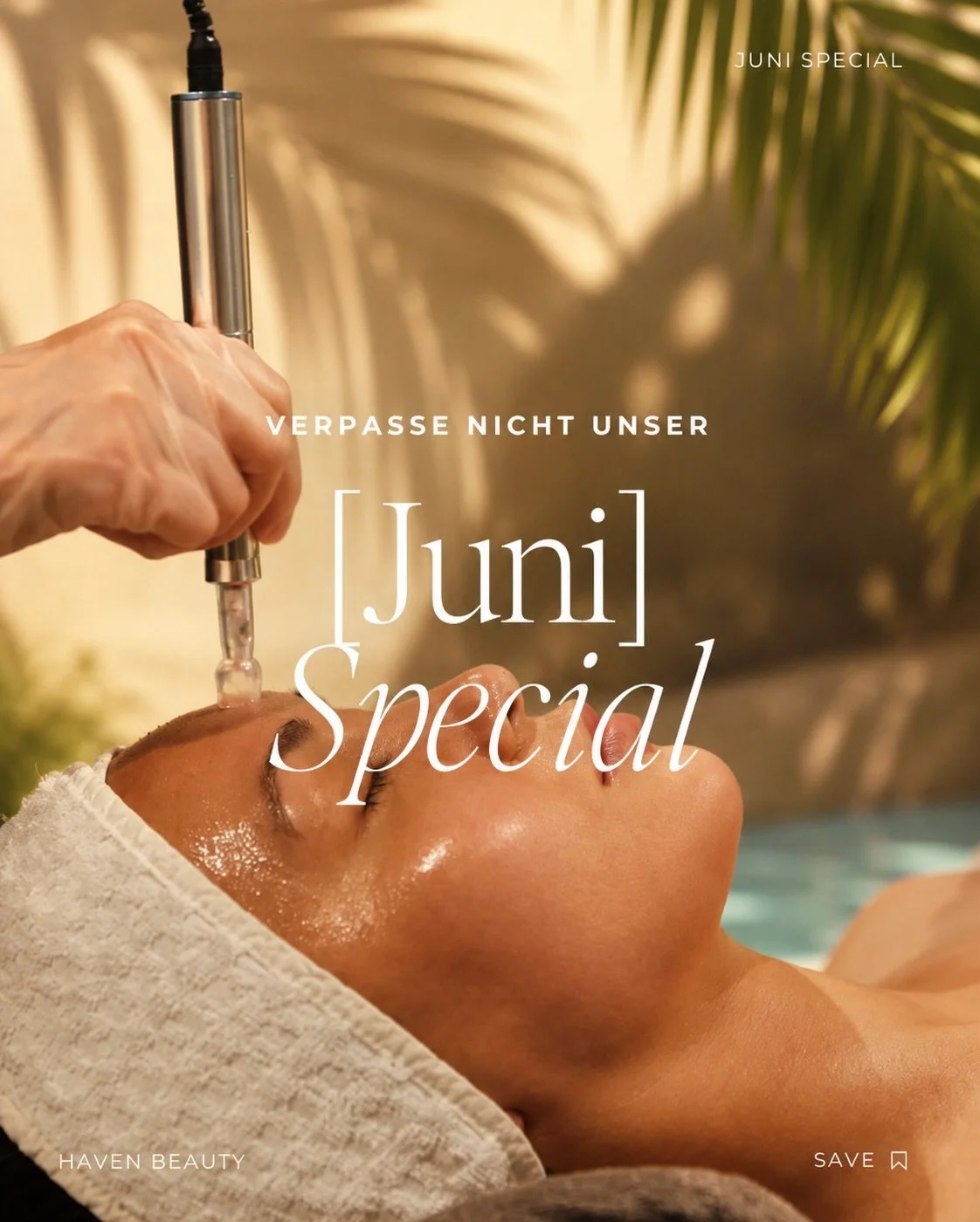 ☀️ SUMMER SPECIAL ☀️

Der Sommer ist da und mit ihm unsere beliebtesten Behandlungen zu exklusiven Vorteilspreisen! 🌴

💦 Hydra Splash Gesichtsbehandlung
statt 89 &euro; &rarr; nur 63 &euro;

✨ Korean Lashlift
statt 79 &euro; &rarr; nur 65 &euro;

?