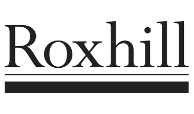 Roxhill logo with the company name in black text and a horizontal line underneath.