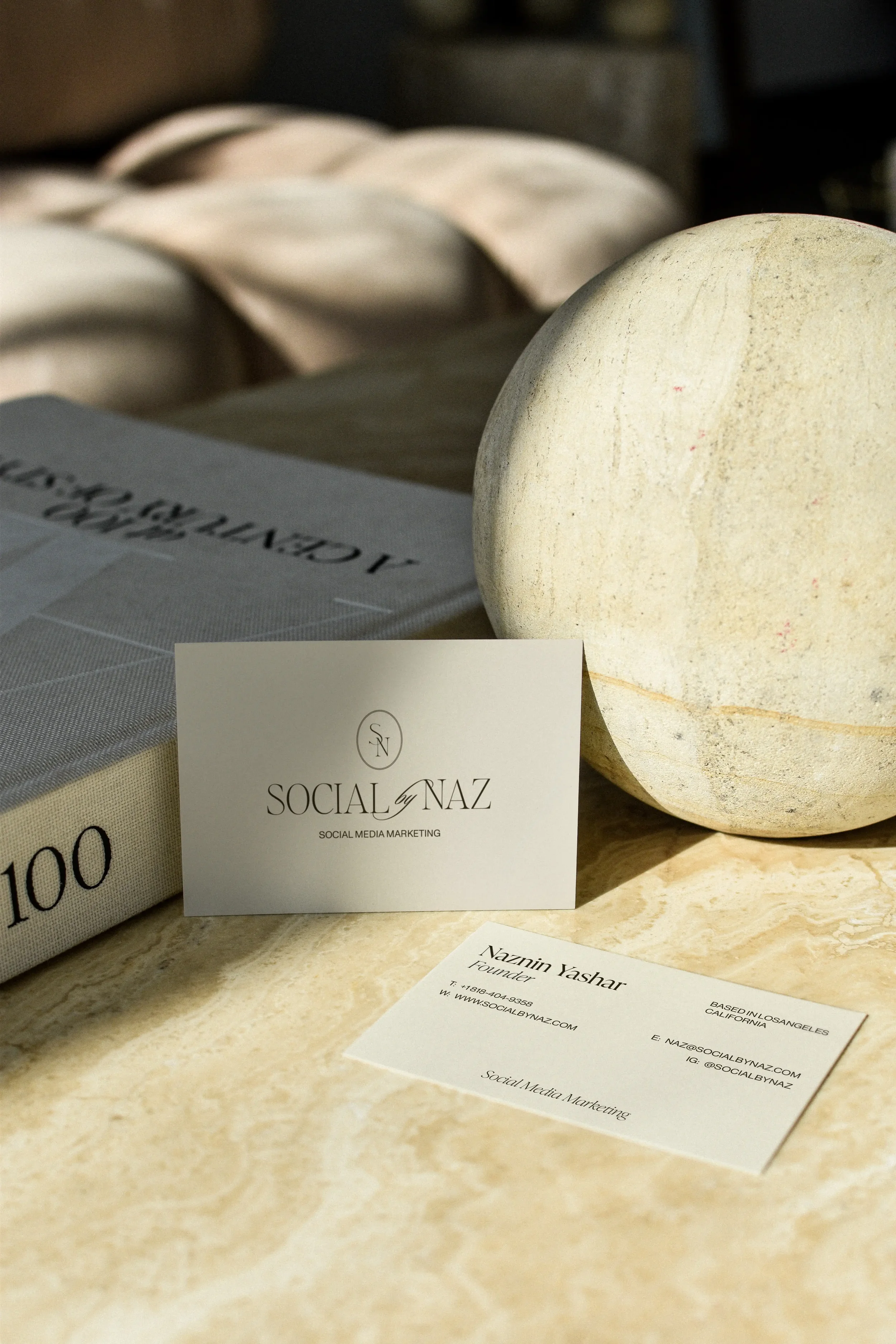 Social by Naz | Brand Identity & Logo Design by Yumna Javed