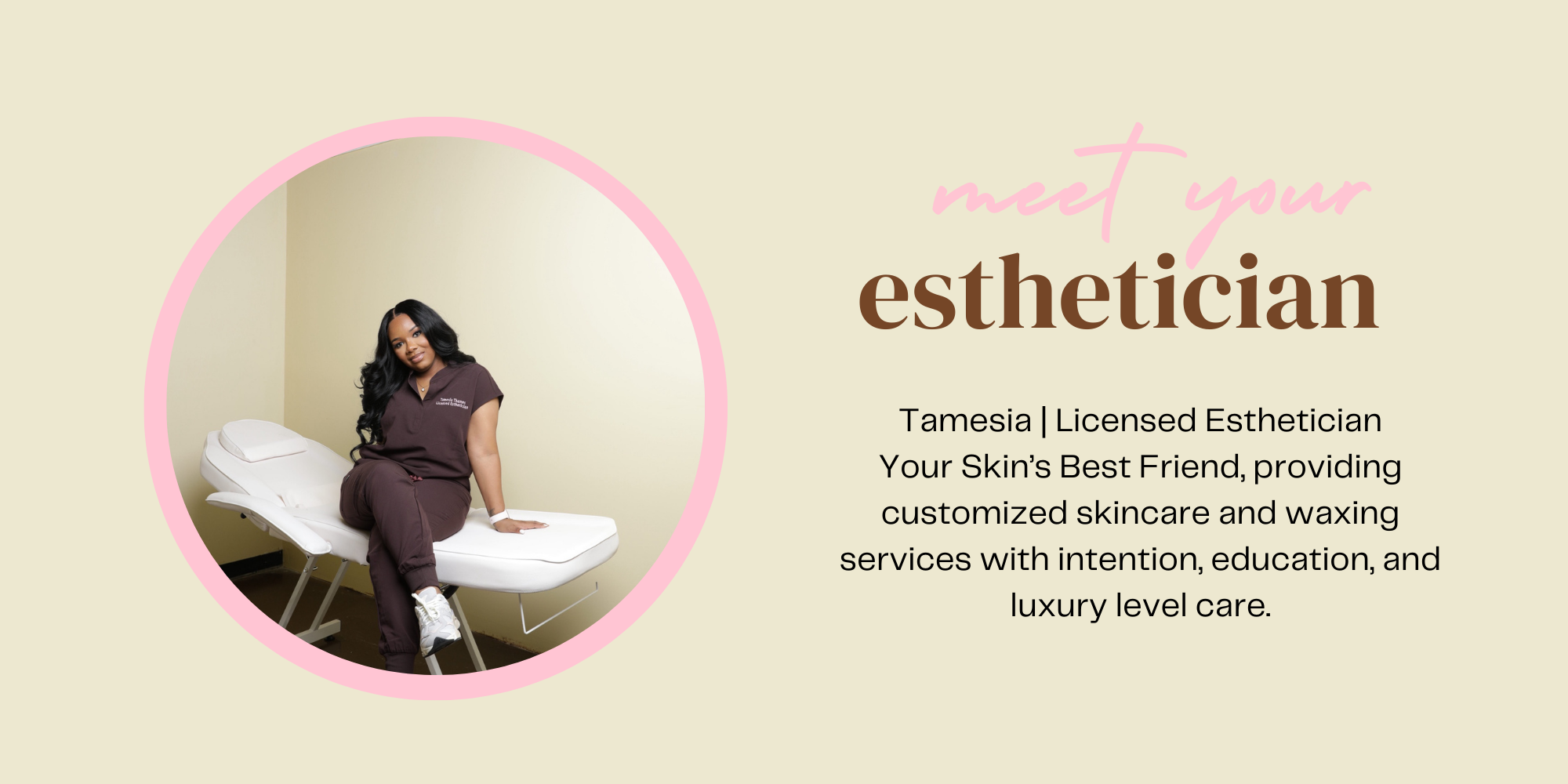 licensed esthetician waxing skincare education luxury experience book now waxer near me facial near me