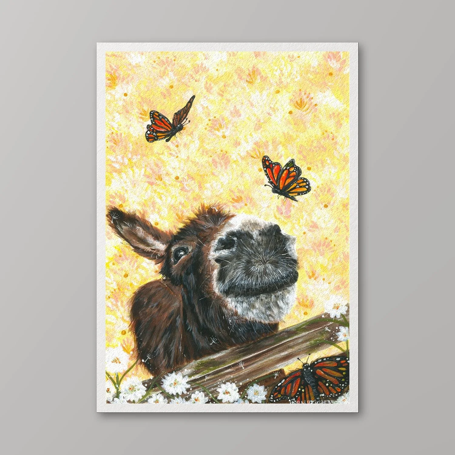 Flutterby Friends Art Print