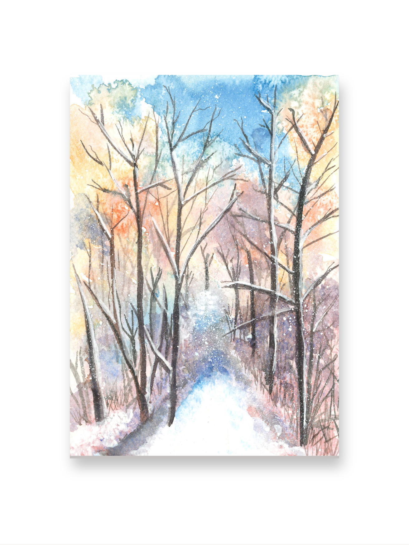 SNOWY TREES