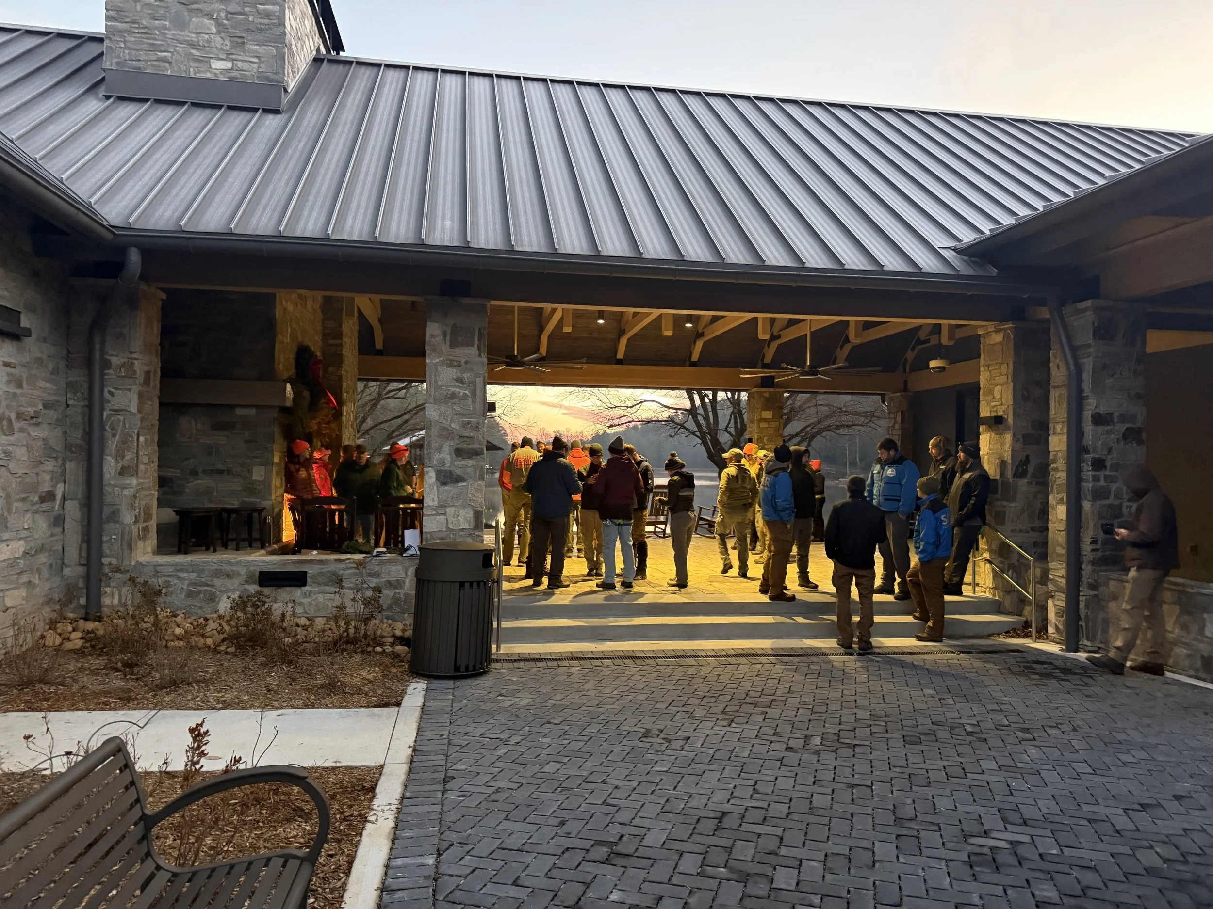 A Group of Searchers Gathers at Vogel State Park for a Morning Brief in Support of the Initiative Bring Charles Home of the Holidays 2025