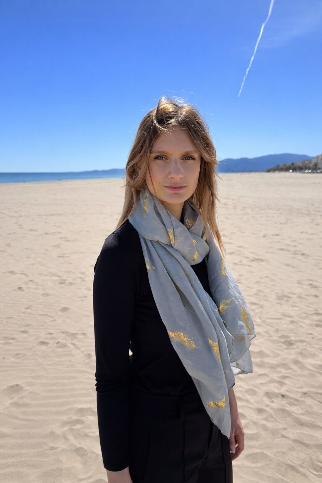 Femme sur la plage sous le soleil.png