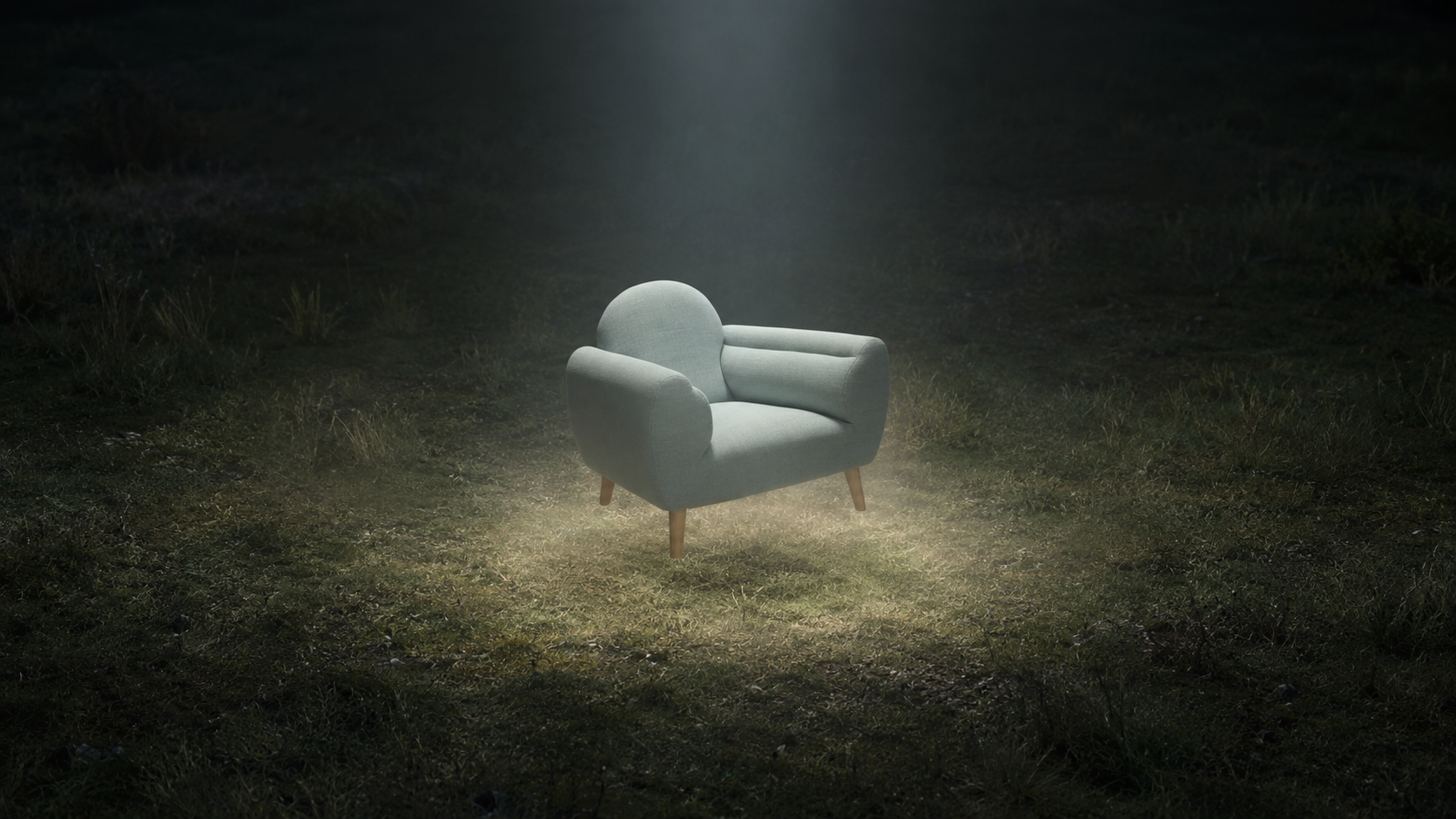 modern levitating armchair