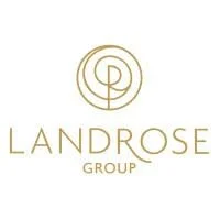 Landrose Group logo with a circular monogram and the company name in gold lettering