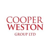 Cooper Weston Group Ltd logo in red text on a white background