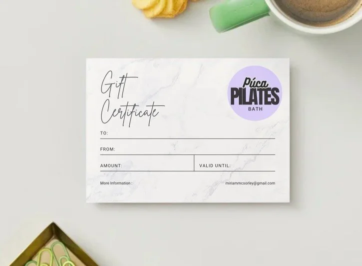 Been working my little (long 😅) socks off getting these babies ready for Crimbo! If you&rsquo;re on the hunt for the perfect gift for someone you love (or for yourself 👀), the P&uacute;ca Pilates Gift Certificate is where it&rsquo;s at. A personali