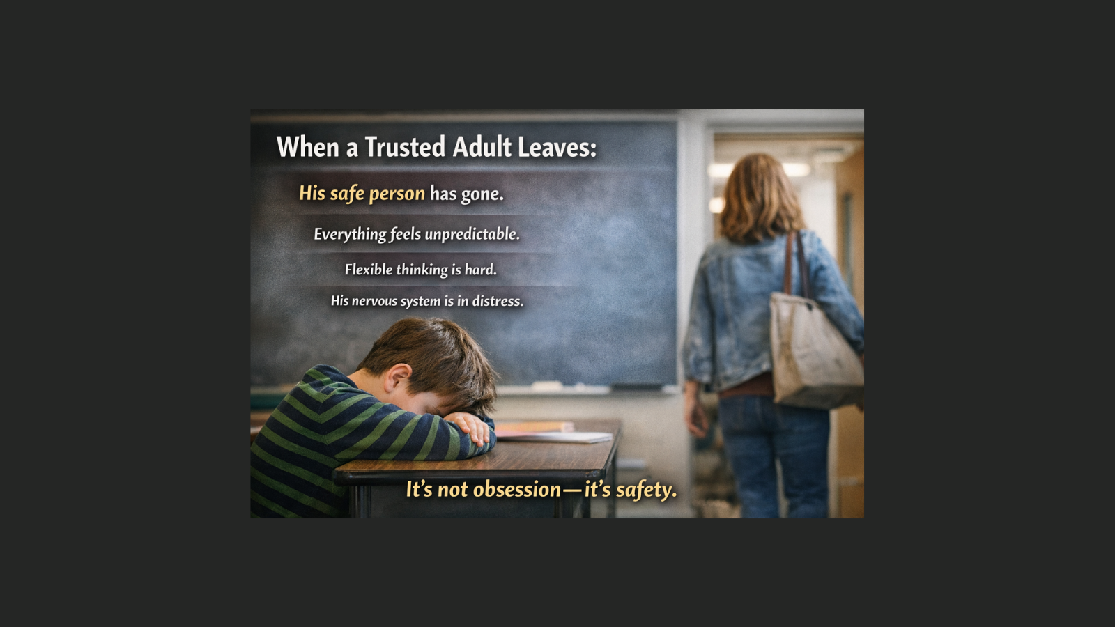 “They Were Fine Until the TA Left”: Understanding Attachment in Autism and ADHD