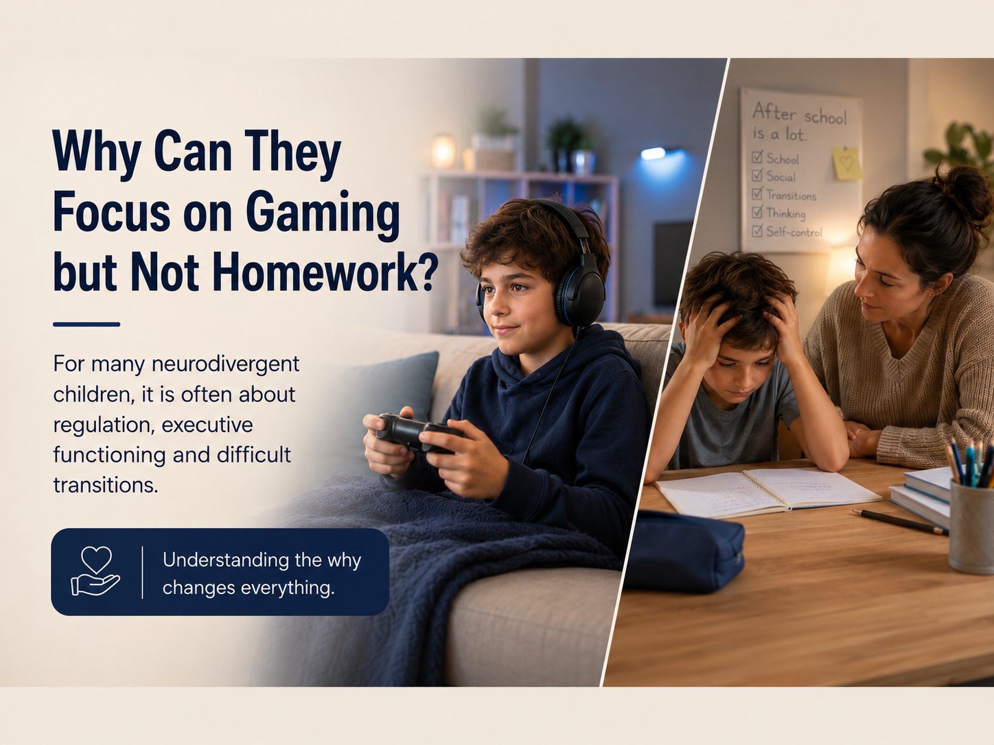 Why Can My Child Concentrate on a Game but Not Homework?