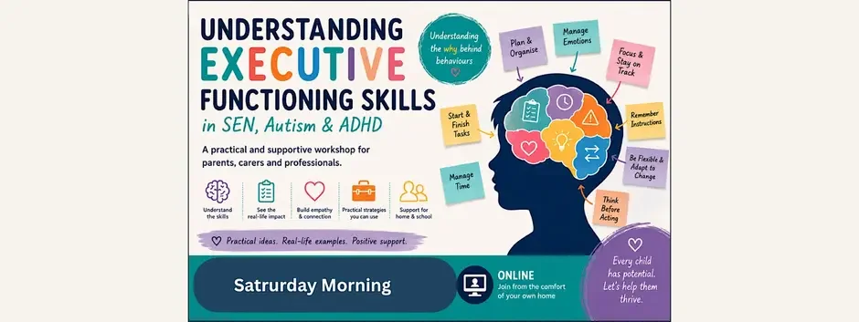 ONLINE -Understand how executive functioning skills impact daily life