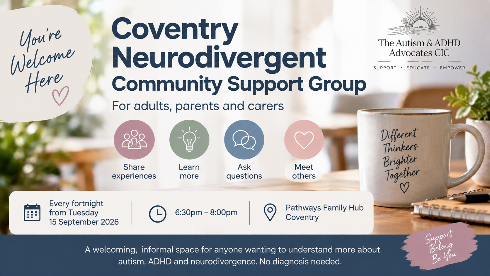 Coventry Neurodivergent Community Support Group