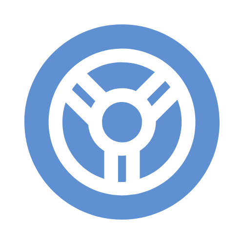 Icon of a firefighter in gear, helmet and breathing apparatus