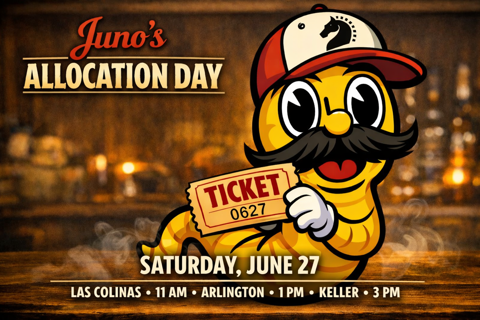 Juno’s Liquor June Allocation is TODAY!!!