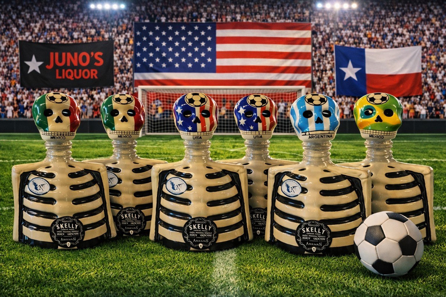 World Cup Spirit, Skelly Style:                Only at Juno’s
