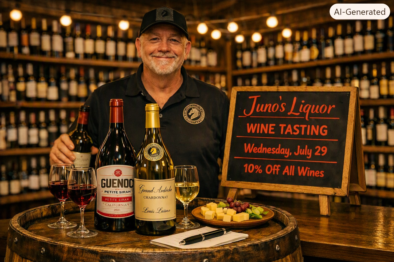 🍷 Wine Tasting Wednesday at Juno’s Liquor in Las Colinas TODAY!!!