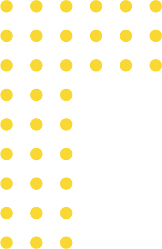 Pattern of yellow dots arranged in a grid on a black background.