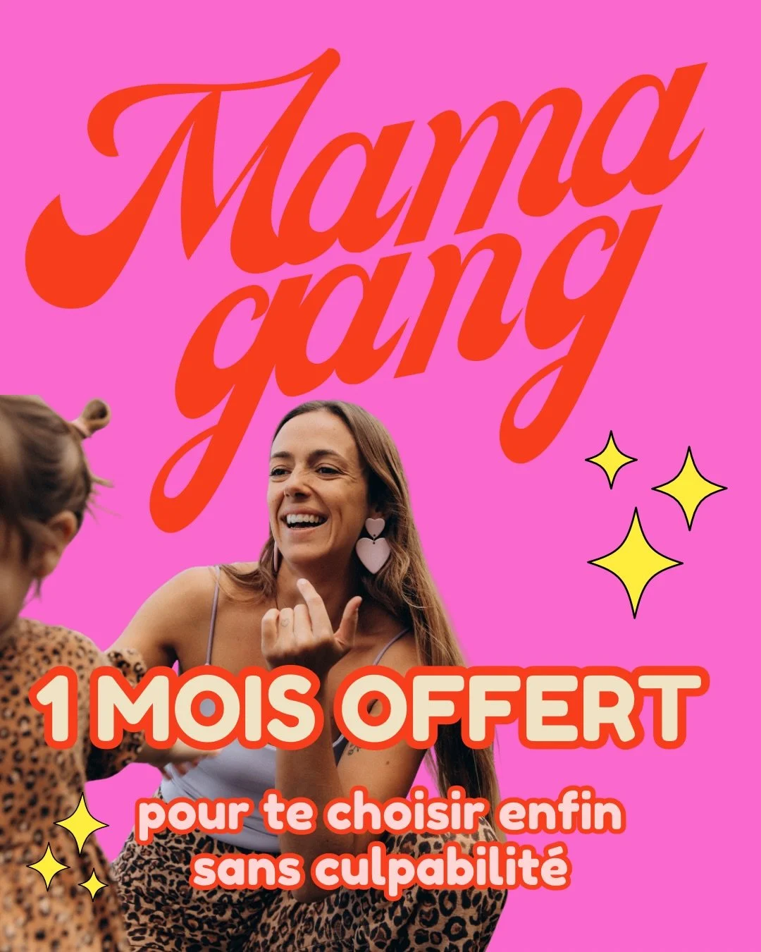 🎁 Ne laisse pas passer ce cadeau !

Je t&rsquo;offre 1 MOIS GRATUIT pour rejoindre le Mama Gang 🐆💕✨

Un espace pens&eacute; pour toi, maman qui reprend sa place, qui se retrouve et se choisit&hellip; sans culpabilit&eacute; 🌞🌸💖

Ici tu trouvera