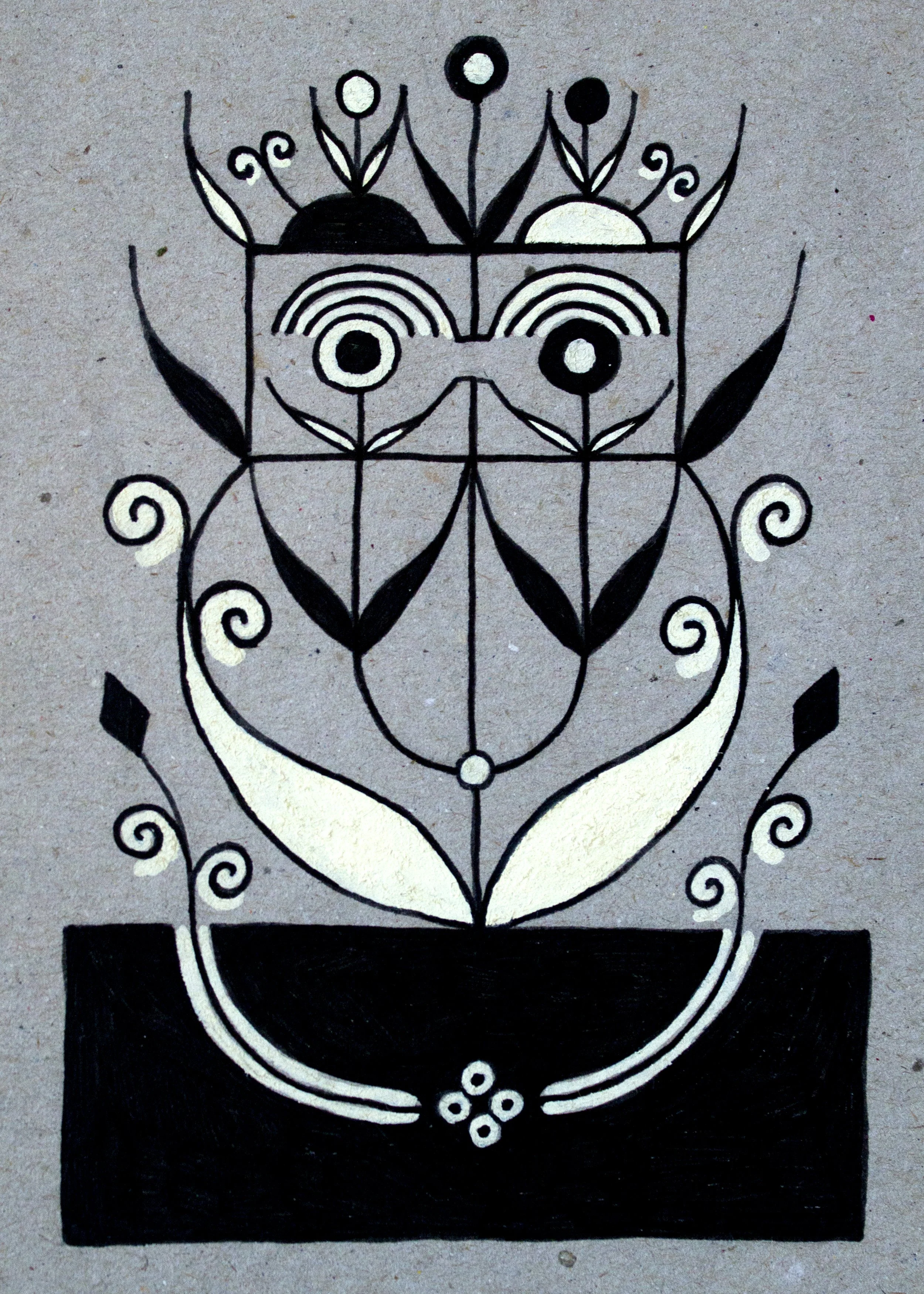 There and Then You Saw Yourself, 2020. Paint markers on paper