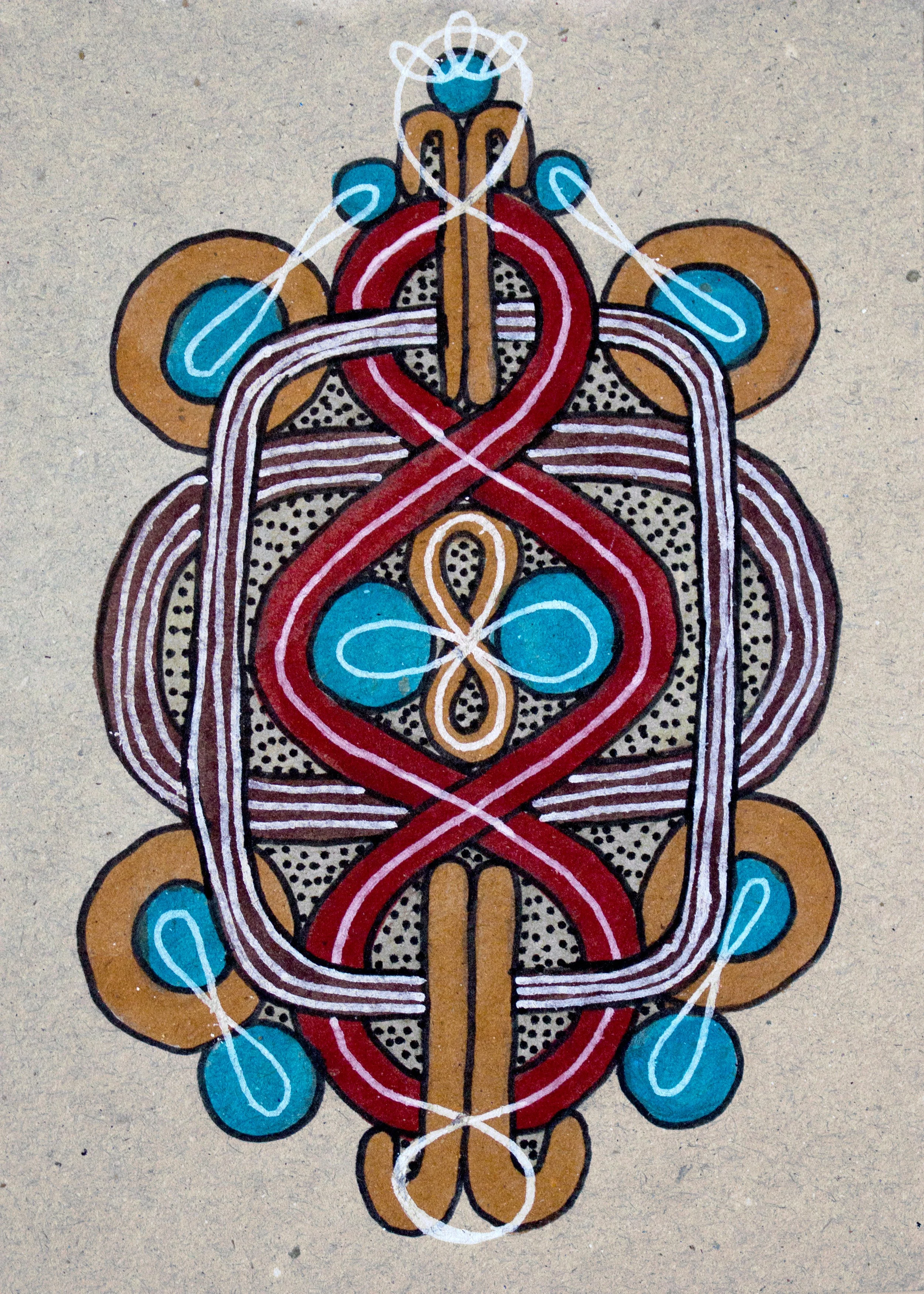 Untitled 2, 2020. Paint markers on paper