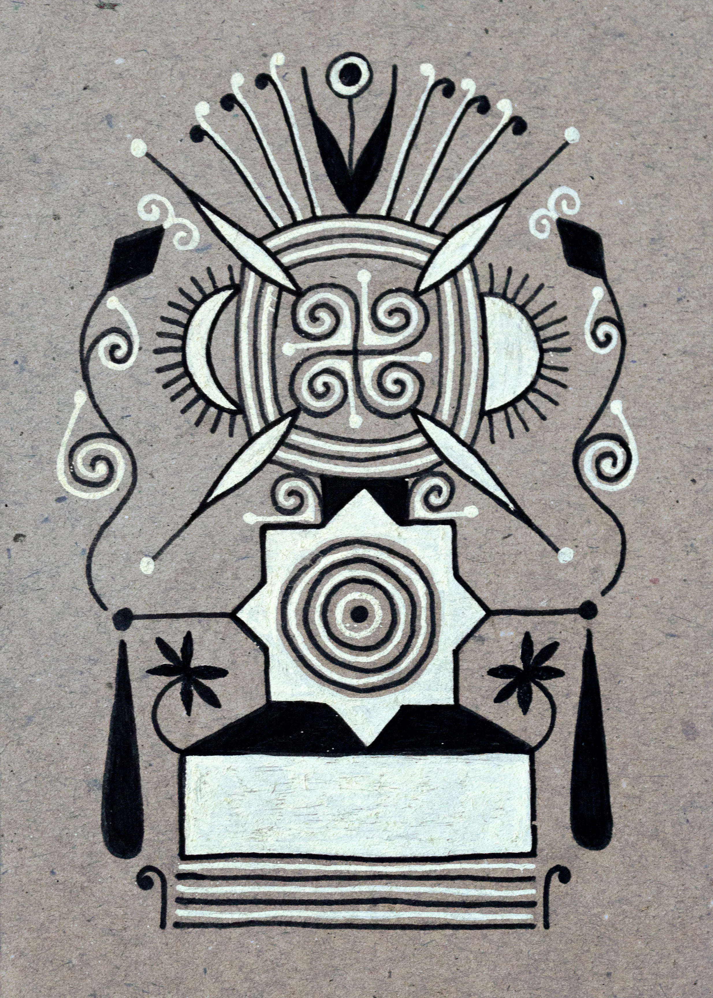 What's Your Backside?, 2020. Paint markers on paper