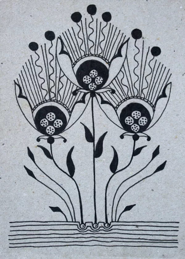 Seize Your Gift, 2020. Paint markers on paper