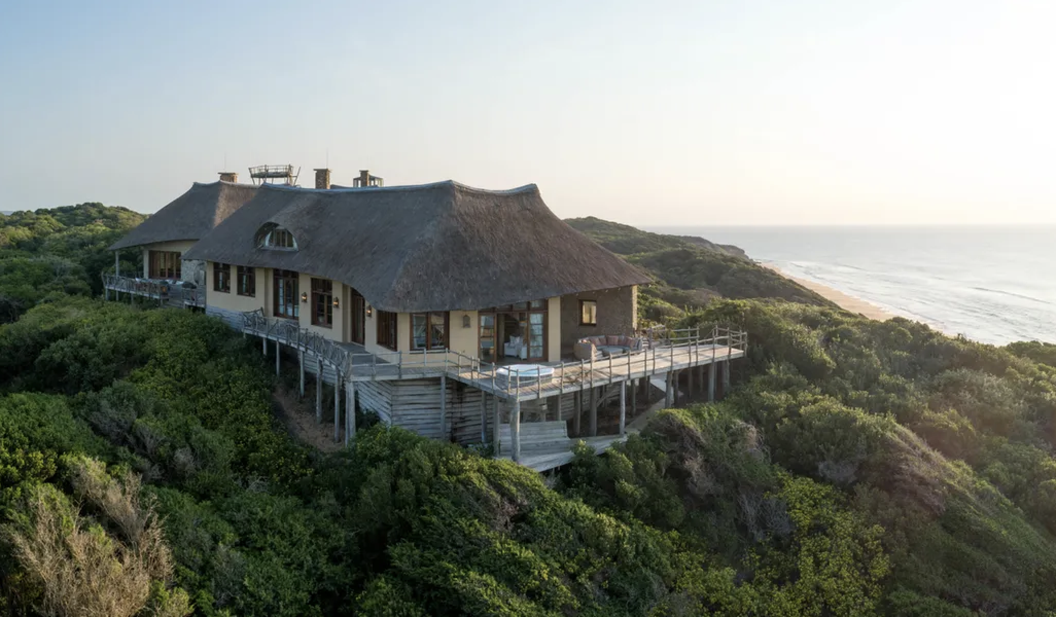 Private coastal home at Colina Verde overlooking the Indian Ocean in Mozambique.