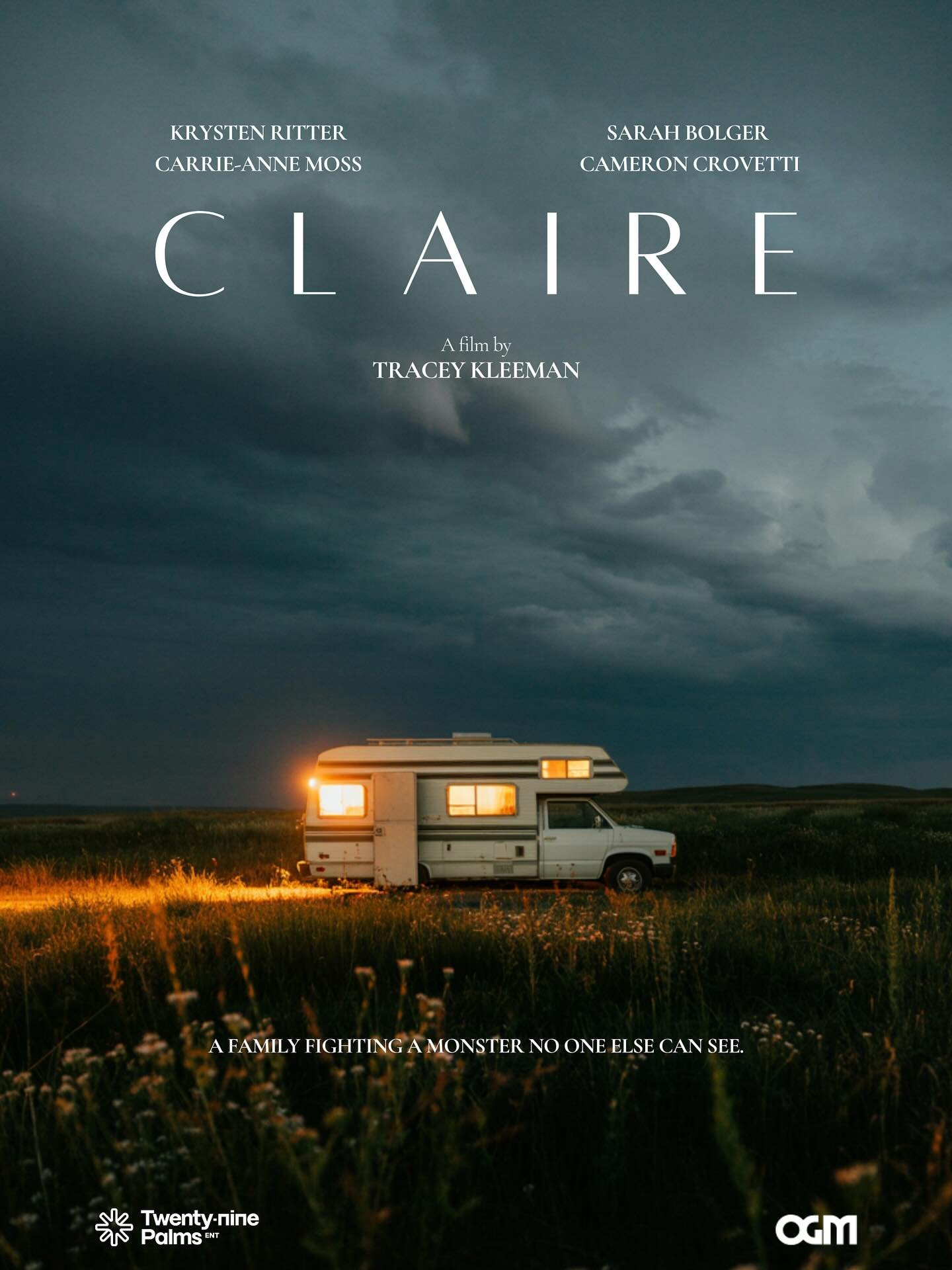 Unveiling our AFM sales poster for CLAIRE, starring Krysten Ritter, Carrie-Anne Moss, Sarah Bolger, and Cameron Crovetti.

Directed by Tracey Kleeman, CLAIRE is a suspenseful horror thriller set to shake up the market.

A family fighting a monster no