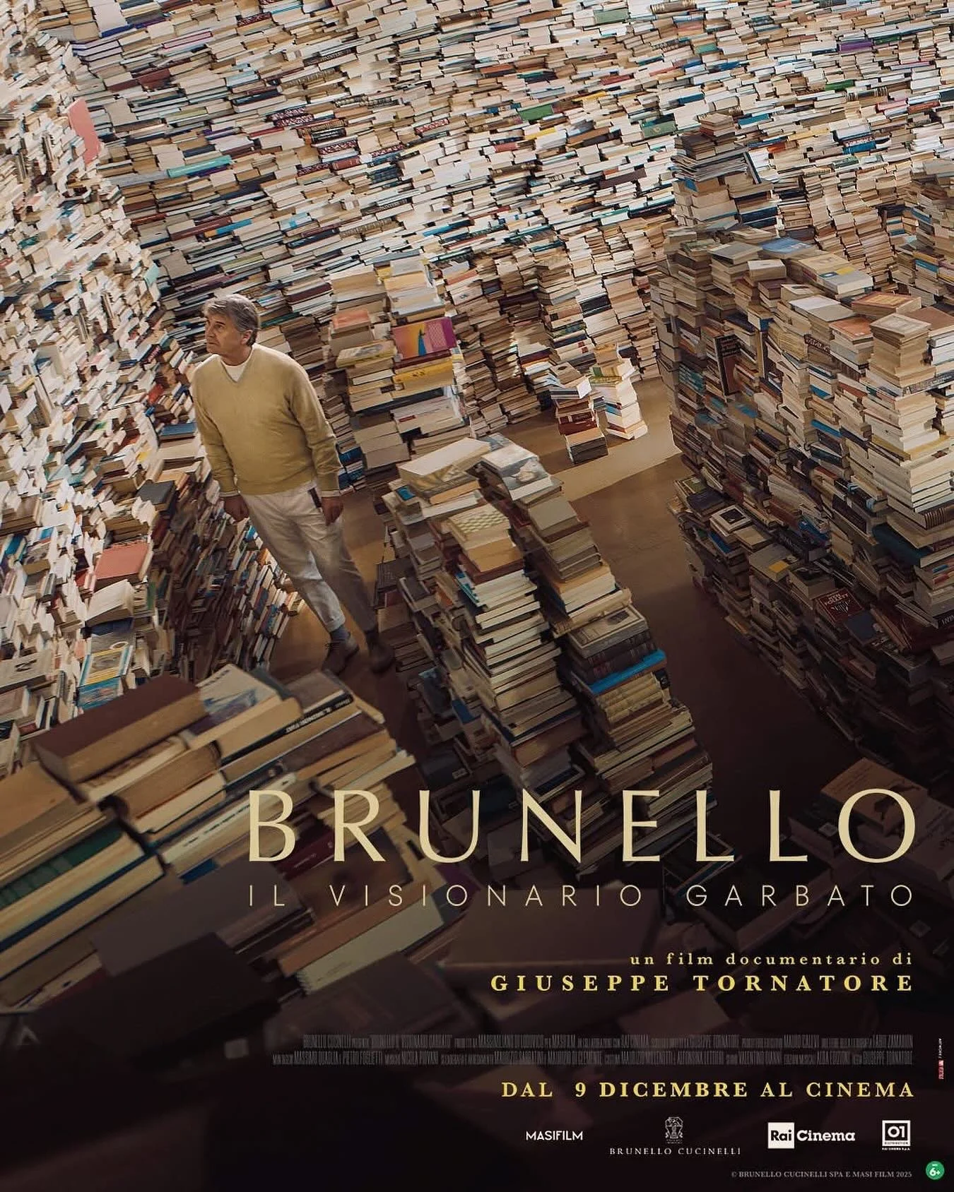 We are proud to unveil the Italian theatrical poster for Brunello: The Gracious Visionary, an immersive journey into the inspiring true story of Brunello Cucinelli. This feature documentary goes beyond business to celebrate deep-rooted values of fami