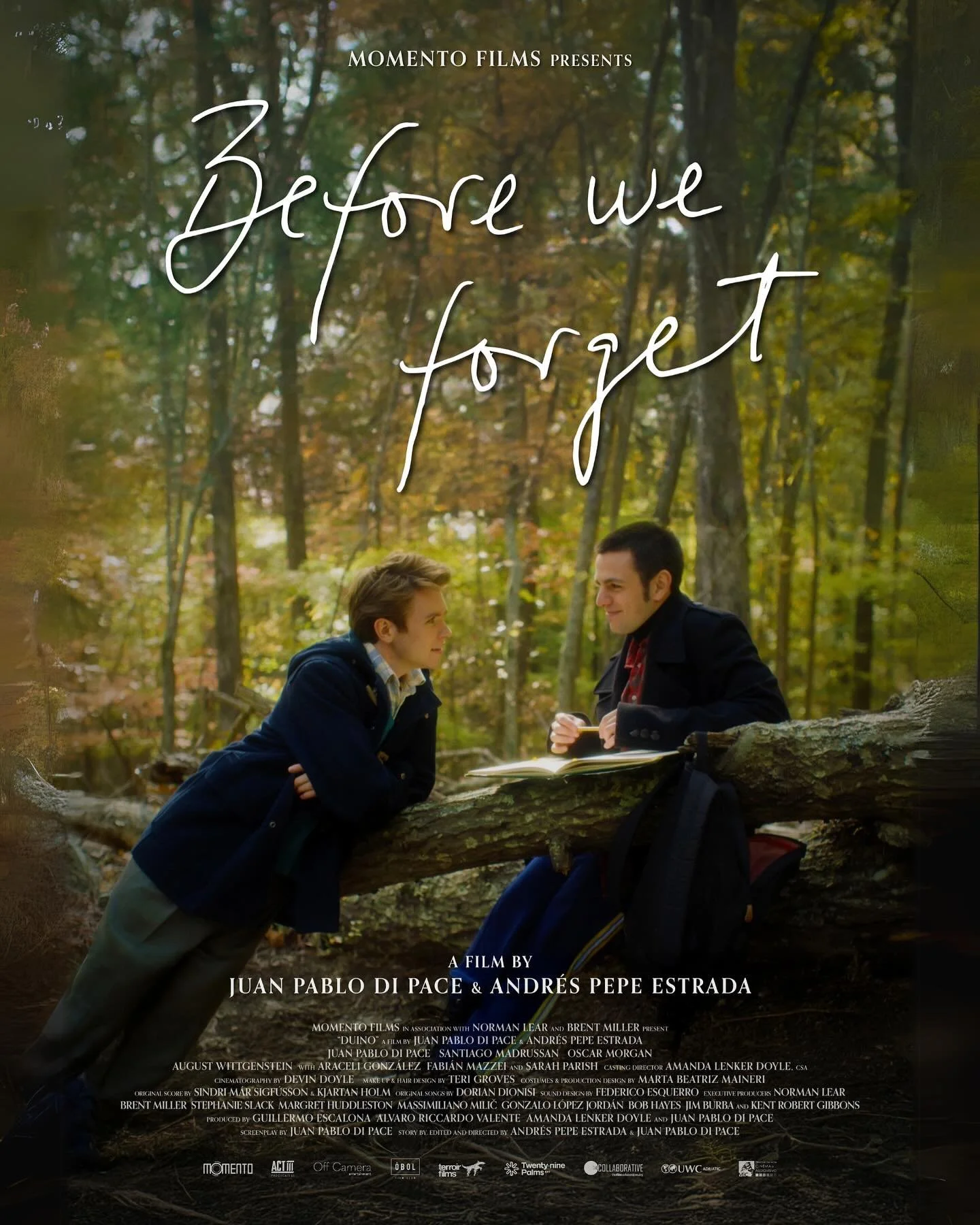 We&rsquo;re proud to unveil the official poster for Before We Forget &mdash; a powerful, award-winning coming-of-age film directed by Juan Pablo Di Pace and Andr&eacute;s Pepe Estrada.

This poignant and visually stunning story has captivated festiva