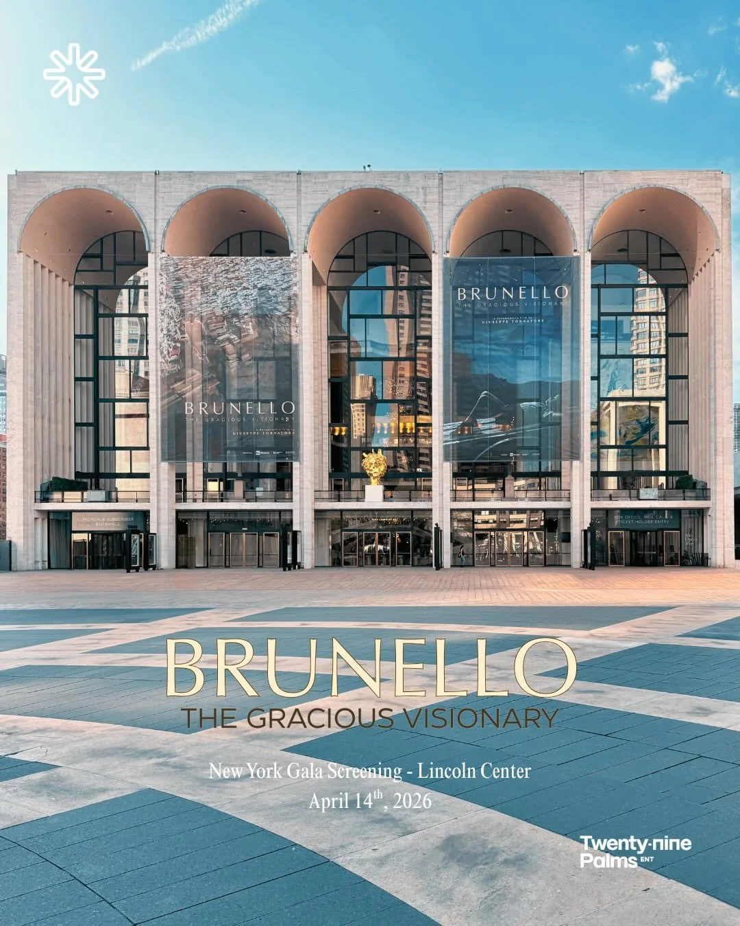 The NYC heatwave wasn&rsquo;t the only warm thing on Tuesday&mdash;the American reception for the gala screening of Brunello: The Gracious Visionary at Lincoln Center was incredible. 🔥✨

A significant milestone for twenty-nine palms entertainment as