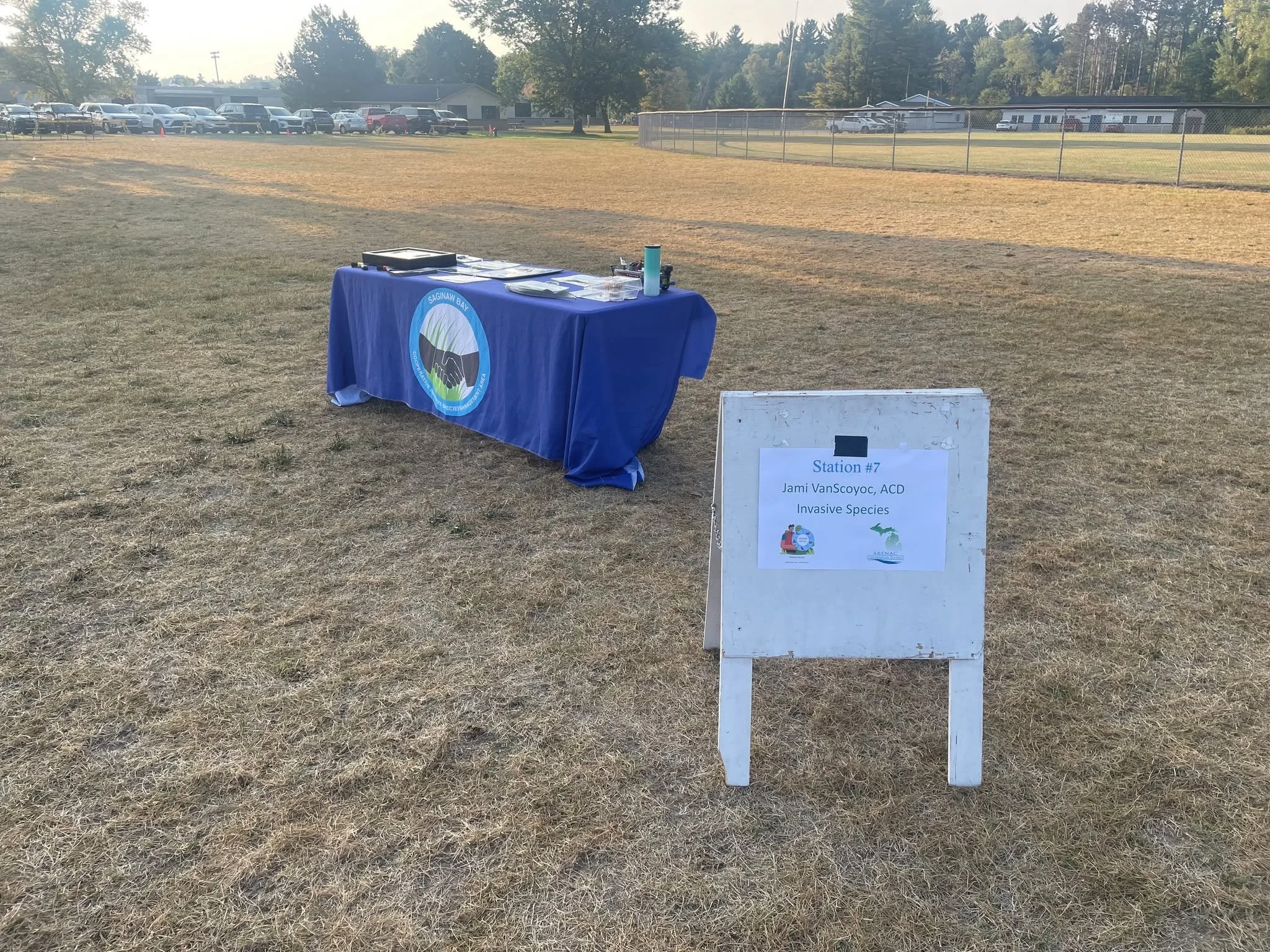 Yesterday I was able to take part in the Standish 5th Grade Tour, where Saginaw Bay CISMA lead a station focused on invasive species education. It was a great chance to engage with students and help them learn about the role they can play in protecti