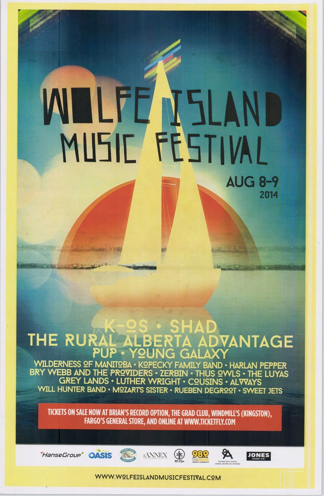Wolfe Island Music Festival 2014