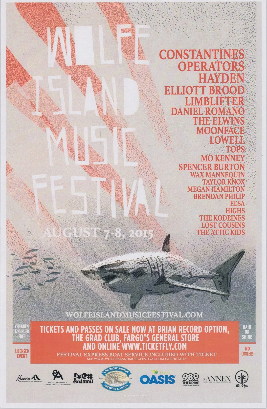 Wolfe Island Music Festival 2015