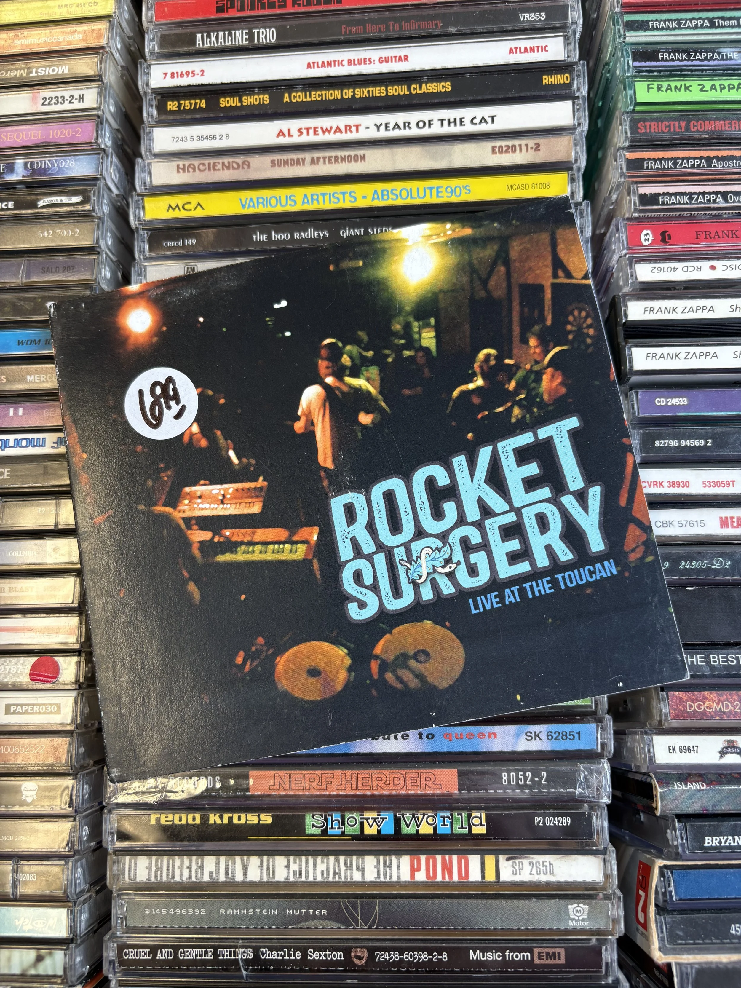 Rocket Surgery Live at the Toucan CD, available in-store