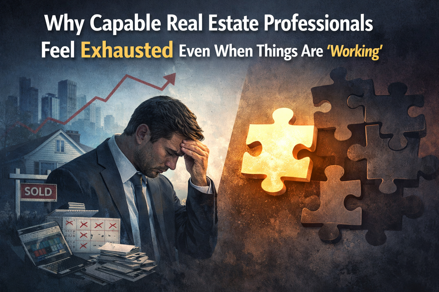Why Capable Real Estate Professionals Feel Exhausted Even When Things Are “Working”