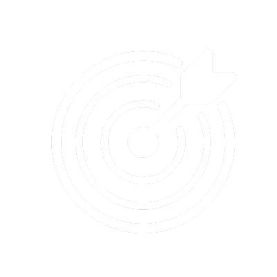 Icon of a bullseye target with an arrow hitting the center.