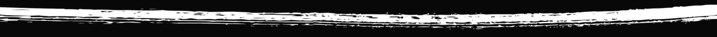 Black and white abstract brushstroke art with white streaks on a black background.