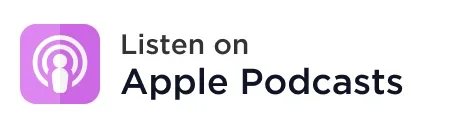 Apple Podcasts logo with purple background and white icon