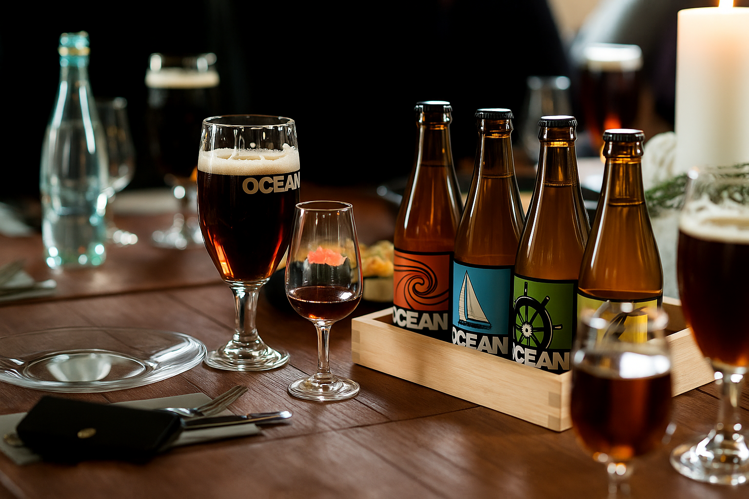 Ölprovning, bryggerivisning och pubtallrik 