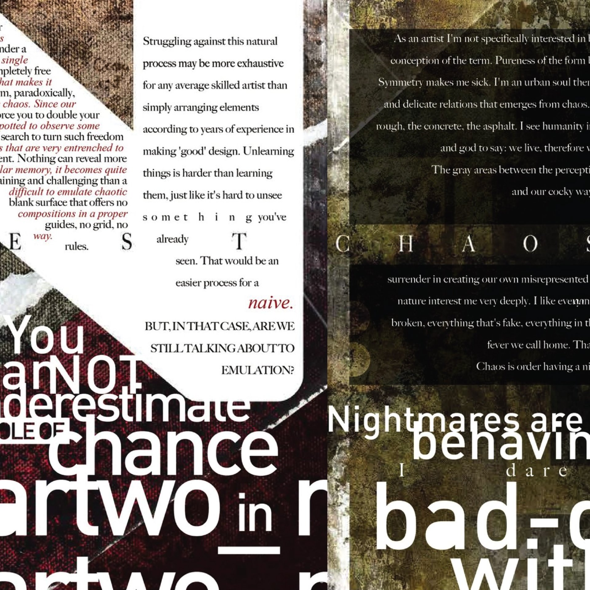 46pgs Magazine (2022)
Chaos Manifesto 4/9