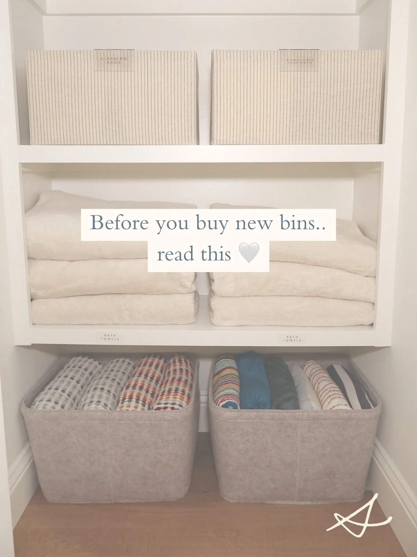 Before you buy more bins&hellip; save this 🤍

Bins don&rsquo;t fix clutter. Systems do. Without clear categories, it won&rsquo;t last.

Ready for a space that actually works? Inquire &amp; book your consult. Link in bio 🤍