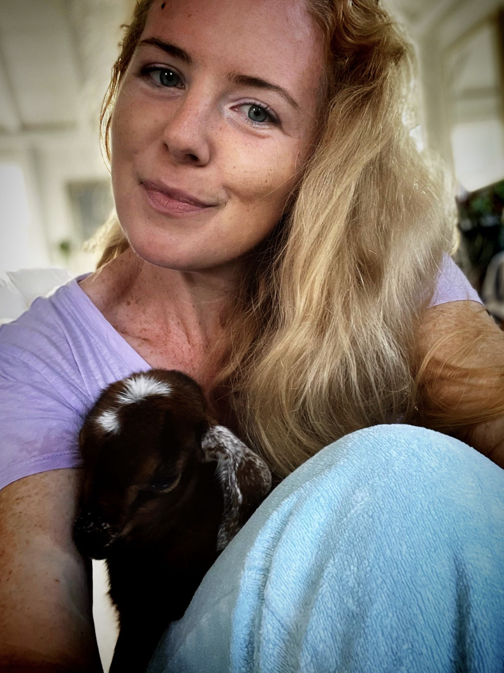 Jill with Monkey Love