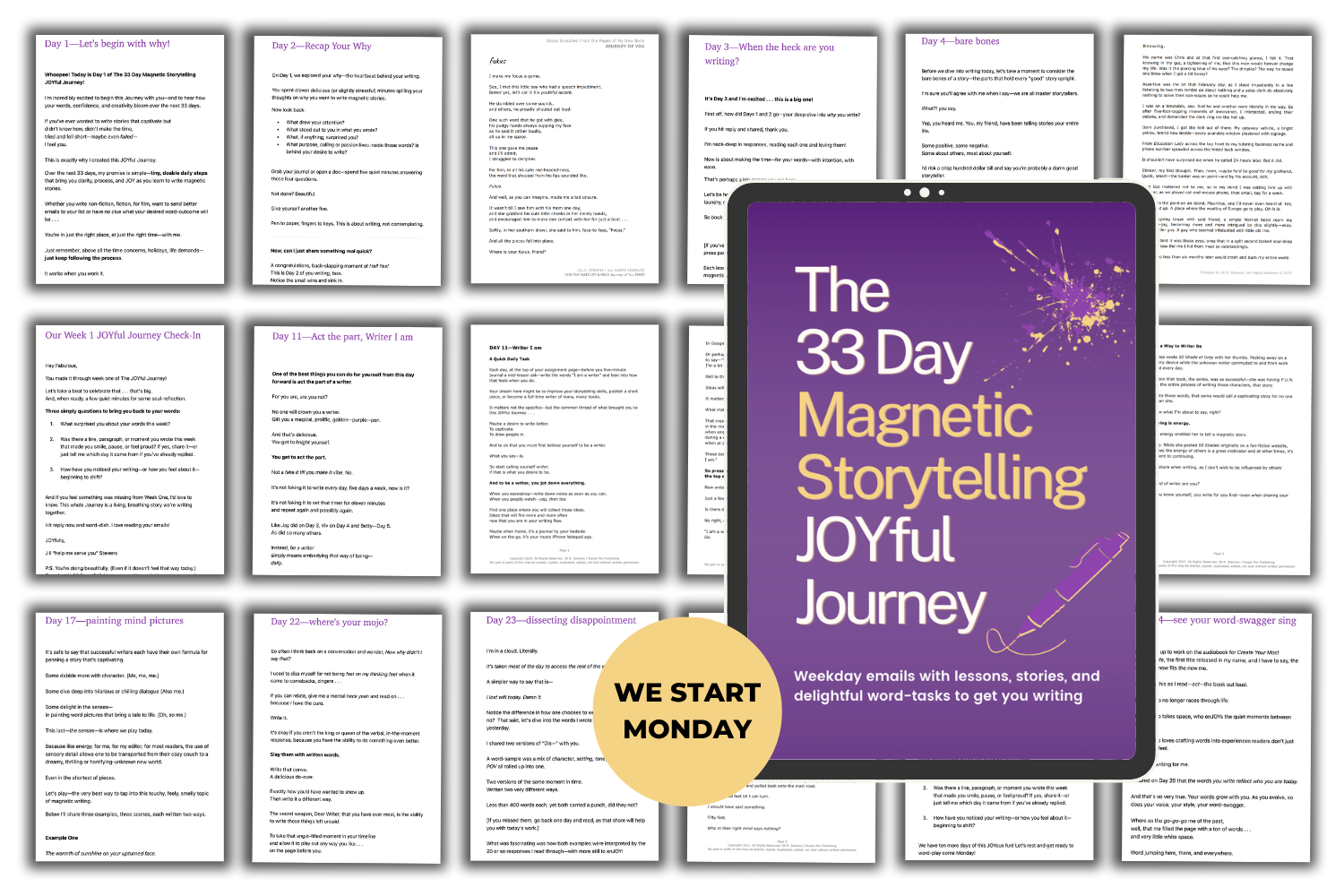 The 33 Day Magnetic Storytelling JOYful Journey