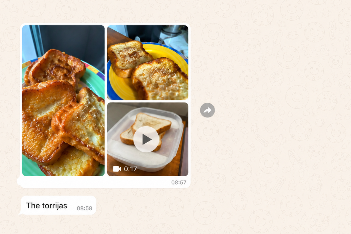 Torrijas as a love language
