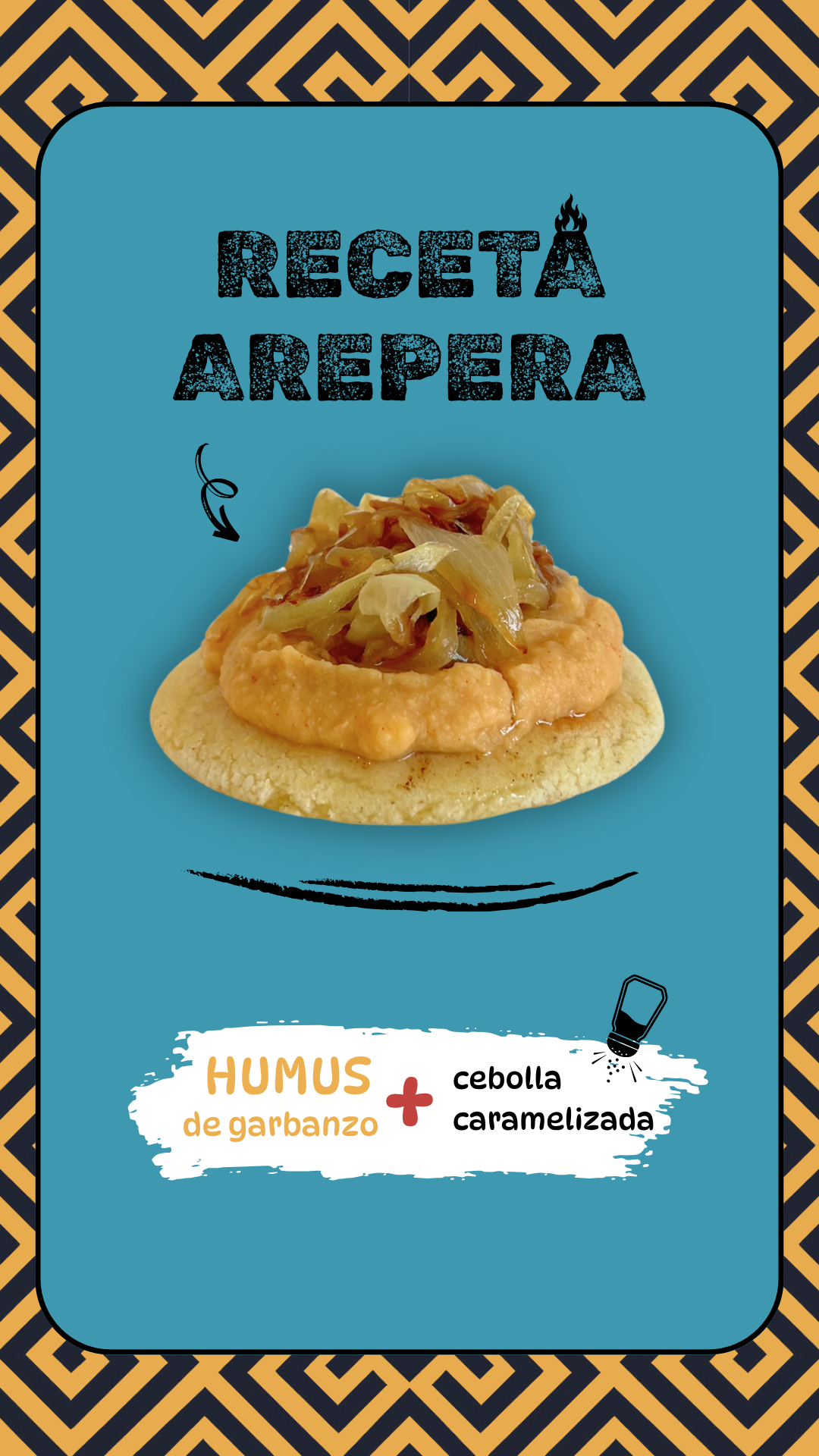 Arepa + humus de garbanzo y cebolla caramelizada.png