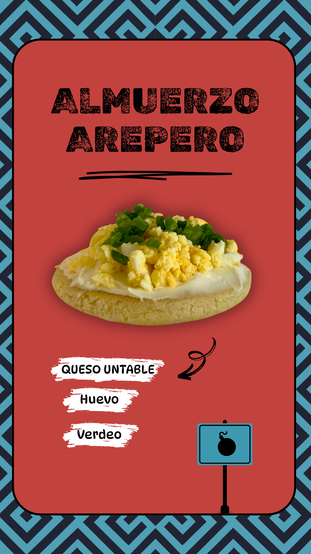 Arepa + queso untable huevo y verdeo.png